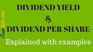 What is Dividend Yield  Explained With Examples [upl. by Nette414]