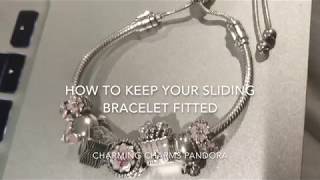 How to Keep Your Pandora Sliding Bracelet Fitted [upl. by Zetra]