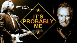 Guitar Lesson How To Play Its Probably Me by Sting amp Eric Clapton  Percussive Fingerstyle Guitar [upl. by Adidnac]