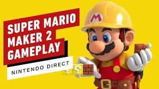 Super Mario Maker 2 Gameplay  All New Building CoOp Story Mode Changes [upl. by Eednar296]