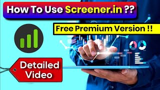 How To Use SCREENERIN Premium For Free   Expained In Detail [upl. by Mahgem633]