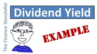 Dividend yield calculation example [upl. by Tarsus390]