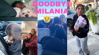 Milania Leaves For College😢 [upl. by Goodill]