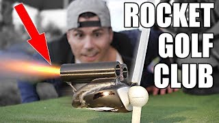 Rocket Powered Golf Club at 100000 FPS [upl. by Lesh723]