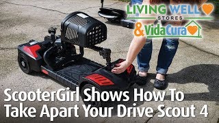 ScooterGirl HowTo Take Apart Your Drive Medical Scout 4 [upl. by Yerdua]