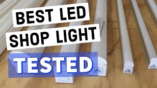 Best LED Light for your Garage or Workshop 8 Lights reviewed headtohead and handson [upl. by Eened299]