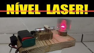 Nível laser caseiro Faça o seu [upl. by Keese133]