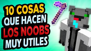 ✅ 10 Cosas de Noobs ÚTILES en Minecraft 1 [upl. by Jahdol816]