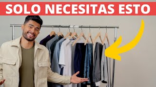 Los ÚNICO 10 Artículos De Ropa Que Un Hombre Necesita Más De 30 Atuendos [upl. by Jacobine]