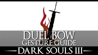 Duel Bow Gesture  Londor Pale Shade  Dark Souls 3  Location Guide  Walkthrough [upl. by Sirrep]