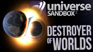 Universe Sandbox 2 Gameplay  Black Holes Supernovas Colliding Galaxies amp More [upl. by Odrareg]