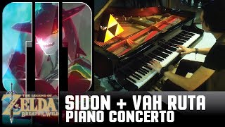 Sidons Theme  Vah Ruta Piano Cover Concerto Zelda Breath of the Wildゼルダの伝説 Melody Geeks [upl. by Nosreve]