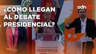 Así llegan los candidatos al primer Debate Presidencial ¿quién ganará I República Mx [upl. by Braunstein]