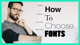 How To Choose Fonts [upl. by Llenyaj]