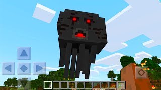 HOW TO FIND A 3 HEADED GHAST IN MINECRAFT POCKET EDITION [upl. by Anpas]