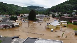 Deadly floods trigger state of emergency in West Virginia counties [upl. by Plumbo66]