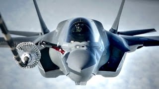 F35B First Transatlantic Flight – Aerial Refueling [upl. by Calandria]