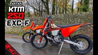 2020 KTM 250 EXCF  First Ride [upl. by Hallee]