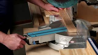 How To Cut Angles on a Miter Saw [upl. by Nonaihr382]