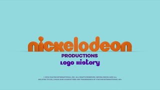 Nickelodeon Productions Logo History [upl. by Brucie]