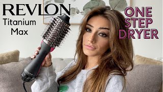 REVLON TITANIUM MAX ONESTEP VOLUMIZER  Review amp Tutorial [upl. by Wyck629]