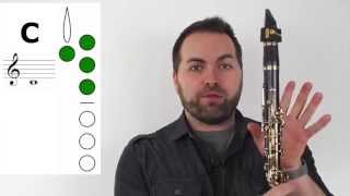 Clarinet  The 5Note Scale C D E F G [upl. by Emirej]