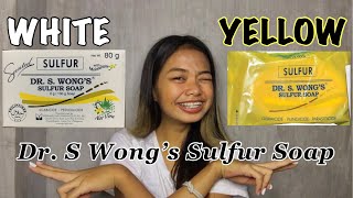 Dr S Wongs Sulfur Soap YELLOW or WHITE Explained [upl. by Yggam610]