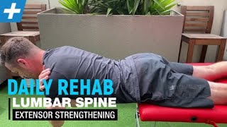 Strengthening your lower back muscles  Tim Keeley  Physio REHAB [upl. by Woodman385]