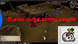 OSRS  lesser demon slayer guide [upl. by Beall]