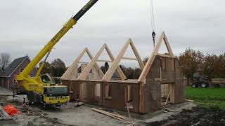 Hempcrete Panels in Action in Holland  built in 3 days  Dun Agro Hemp Group [upl. by Layod]