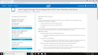 How To Download Intel Rapid Storage Technology Driver In Windows 10 [upl. by Ardekahs]