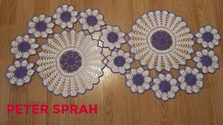 How to crochet Table runner [upl. by Ailedua]