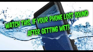 WATCH THIS if your Phone Lost Sound Volume after getting Wet [upl. by Lanfri]