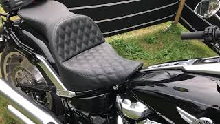 Saddlemen Explorer Seat On My Harley Davidson FatBoy [upl. by Clift]