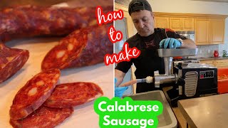 How to make Italian Calabrese Sausage [upl. by Henriques]