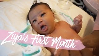 MOM VLOG  Babys First Month  Ziya Rayne  RAVEN ELYSE [upl. by Engelhart]