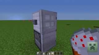 Minecraft How to make a fridge that works [upl. by Lynnett]