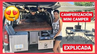 🔨 Como CAMPERIZAR UNA FURGONETA Mini Camper SIN HOMOLOGAR Y CON POCO DINERO🔝TODO EXPLICADO Y FÁCIL 😉 [upl. by Tegdirb]