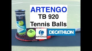 ARTENGO TB 920 Tennis Ball Review Decathlon [upl. by Iarahs]