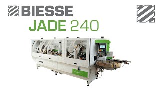 Biesse Jade 240  Automatic Linear Edgebander [upl. by Aitsirk695]