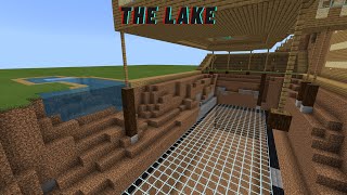 How To Build Stampys Lovely World 17 The Lake Part 1 [upl. by Annairam]