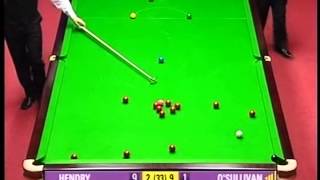 2004 World Snooker Championship SF Ronnie OSullivan vs Stephen Hendry Session 2 BBC [upl. by Nolahp]