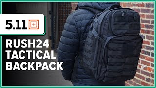 511 Tactical RUSH24 Backpack 37L Review 2 Weeks of Use [upl. by Ereveneug]