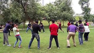 Toss the Ball  Synergy team building game [upl. by Zinn26]