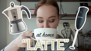 HOW TO MAKE A quotLATTEquot AT HOME moka pot  frother [upl. by Auliffe]