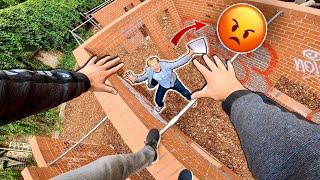 ESCAPING ANGRY TEACHER 20 Epic Parkour POV Chase [upl. by Lleoj]