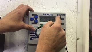 Weathermatic SL800 Smartline Controller Programming [upl. by Winnifred361]