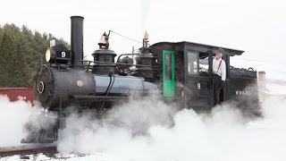 Firing up and running Two Foot Gauge Steam Locomotives  Wiscasset Waterville amp Farmington Railroad [upl. by Debbra]