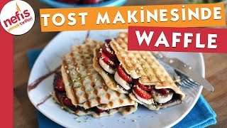 Tost Makinesinde Waffle Nasıl Yapılır [upl. by Tonye]