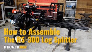 Unboxing and Assembling the RuggedSplit 300Series Log Splitter [upl. by Cyna795]